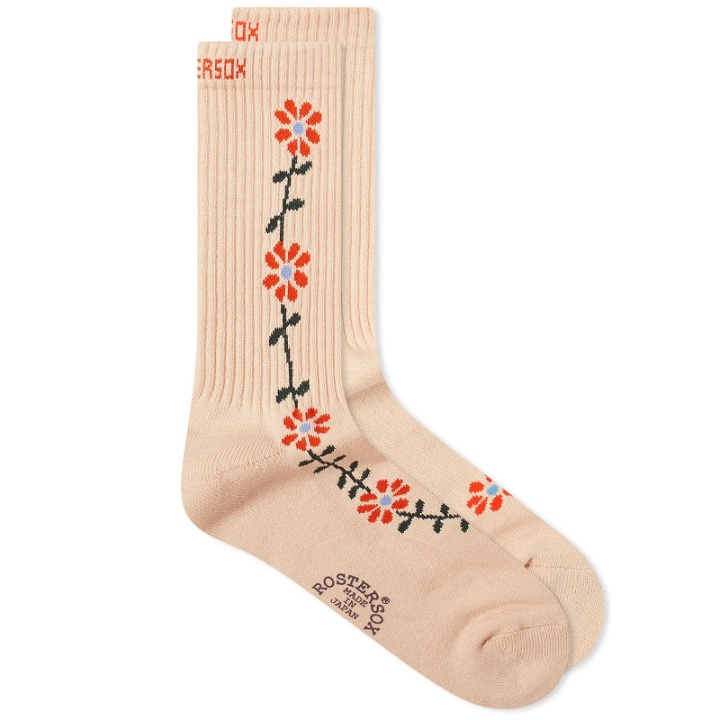Photo: Rostersox Flower Socks in Orange