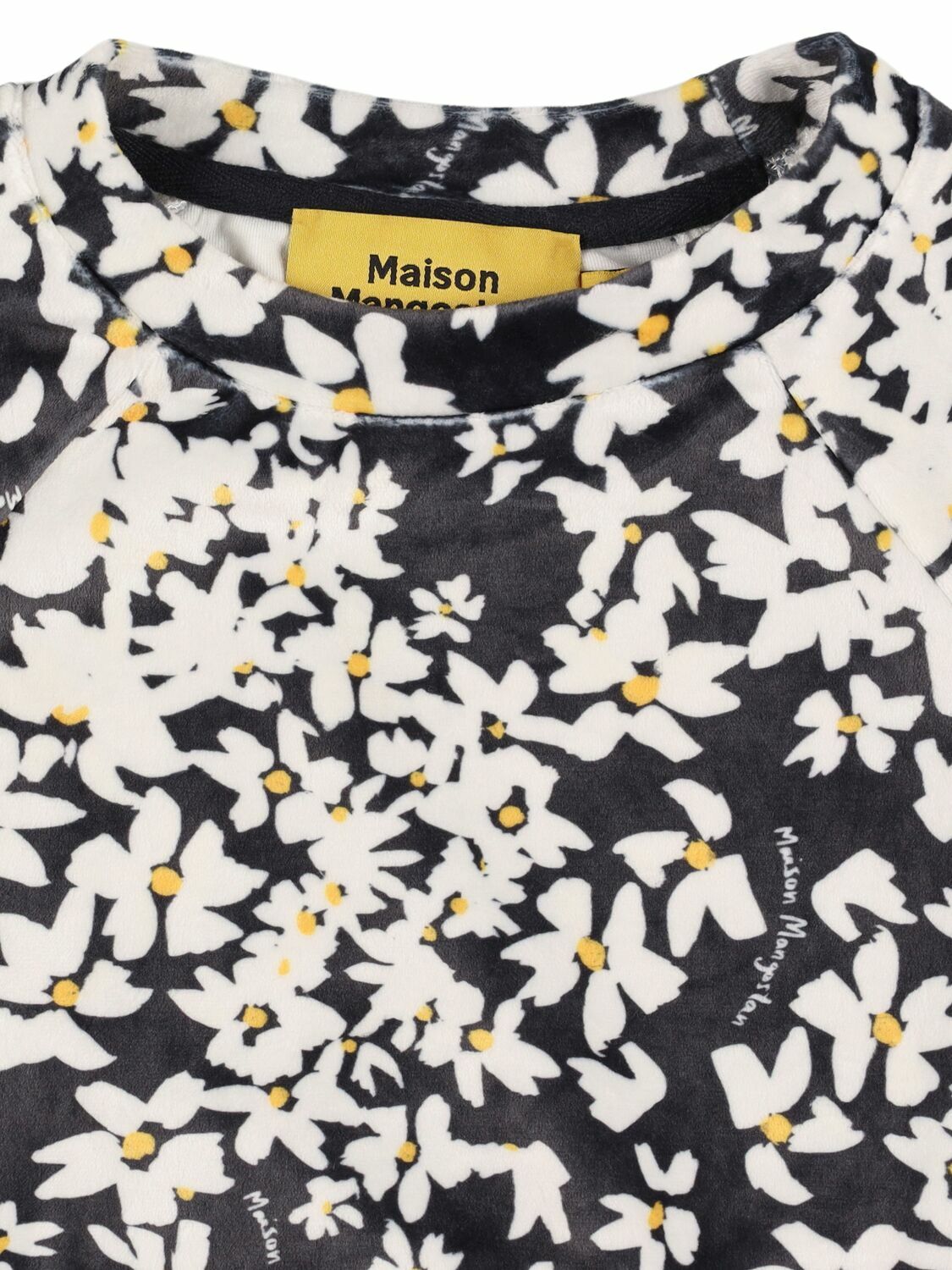 MAISON MANGOSTAN Printed Cotton Crewneck Sweatshirt