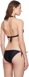 Yasmine Eslami Black 'The Zoïa' Bikini Top