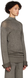 Isa Boulder SSENSE Exclusive Gray Armour Sweater