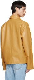 Séfr Yellow Truth Faux-Leather Jacket