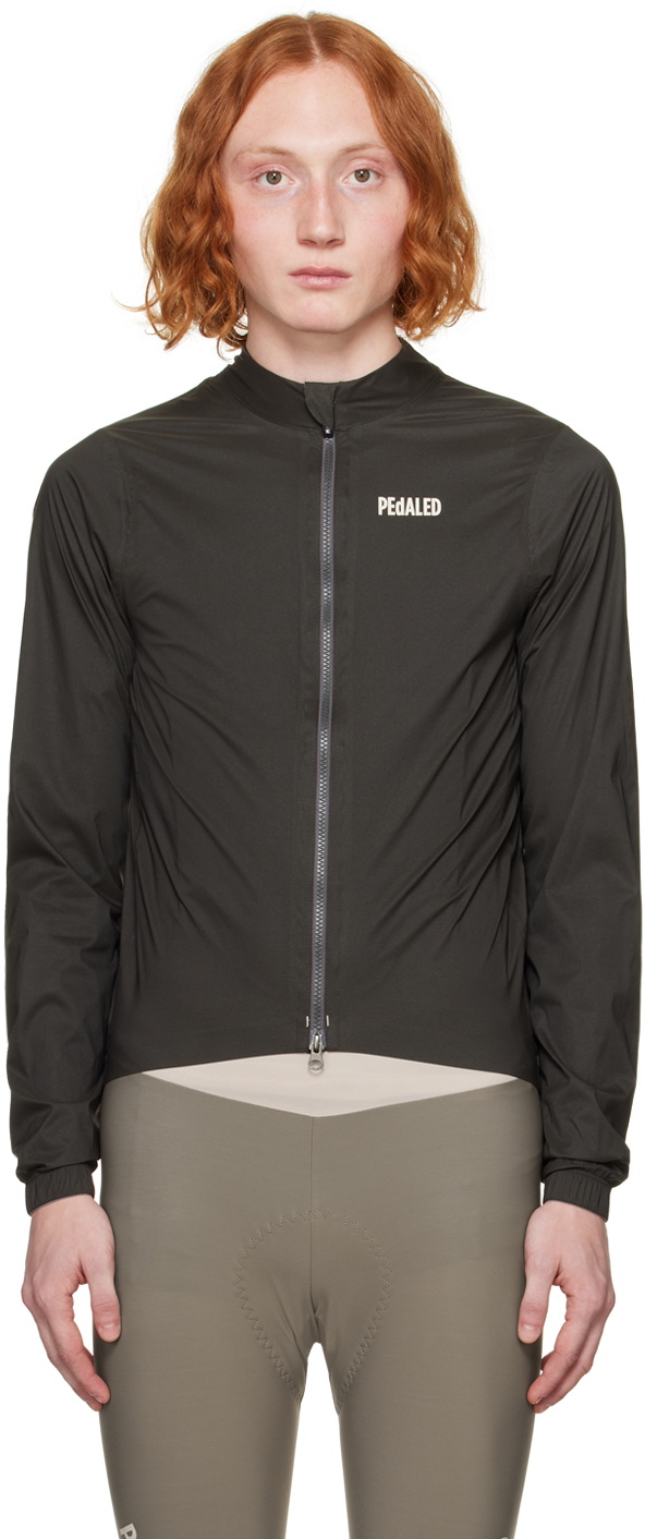 PEdALED Black Waterproof Jacket