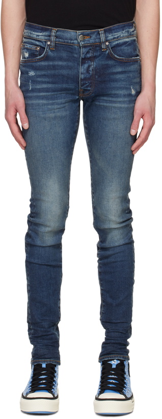 Photo: AMIRI Indigo Stack Jeans