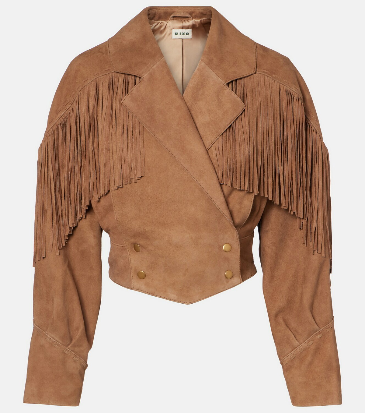 Rixo Darragh suede jacket