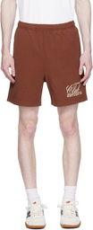 Sporty & Rich Burgundy 94 'Country Club' Shorts