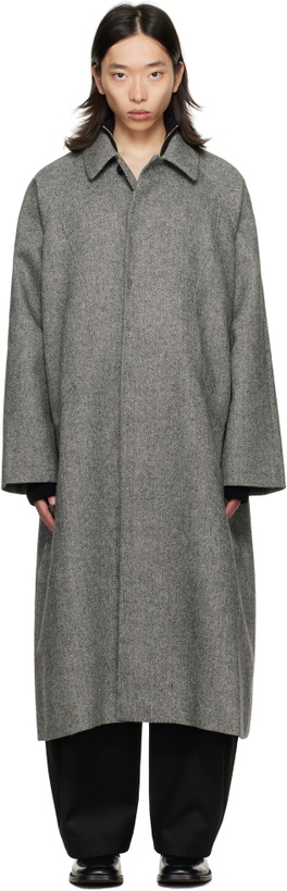 Photo: SAGE NATION Black & White Takeshi Coat