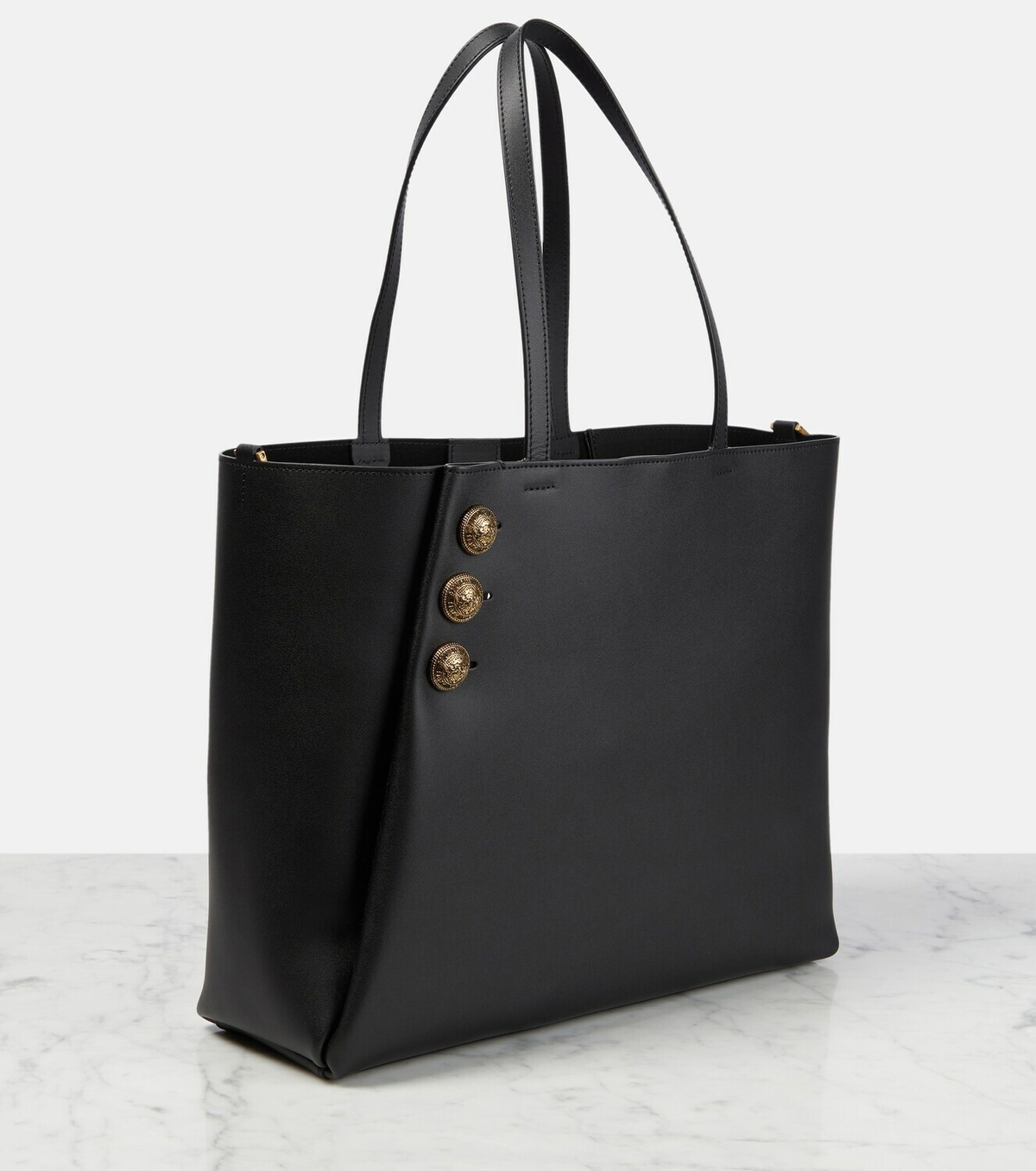 Balmain Embellished leather tote bag Balmain