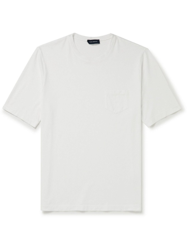 Photo: THOM SWEENEY - Cotton-Jersey T-Shirt - White