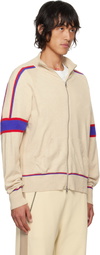 Gimaguas Beige Pedro Zip Up Sweater
