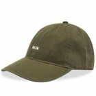 Wood Wood Men's Low Profile Logo Cap in Dusty Green