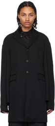 Black Comme des Garçons Black Tailored Coat