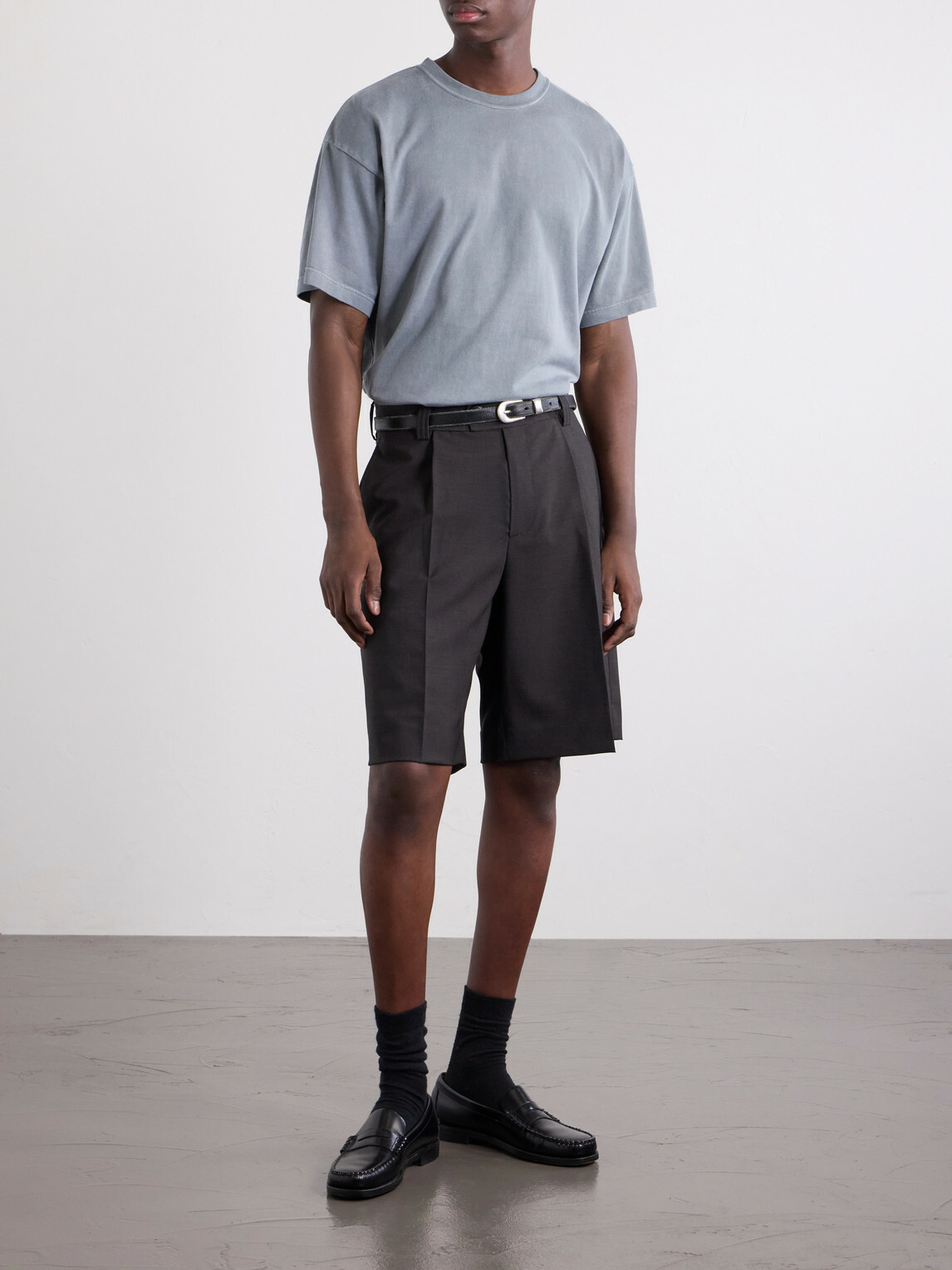 WTAPS - Logo-Appliquéd Cotton-Jersey T-Shirt - Gray