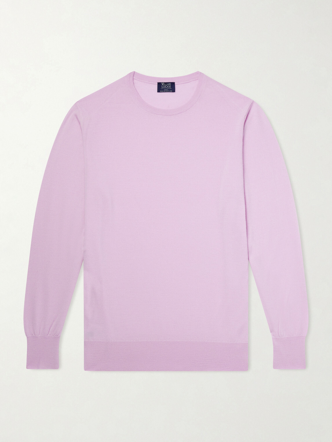 William Lockie - Merino Wool Sweater - Pink