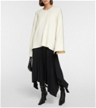 Peter Do Ribbed-knit wool poncho