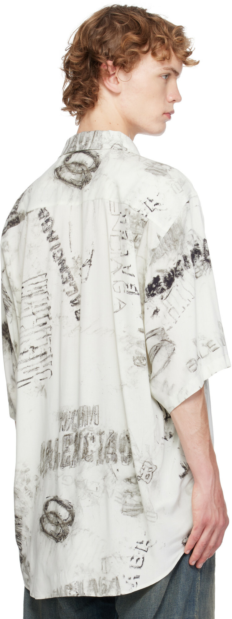 Balenciaga Off-White S/S Minimal Shirt