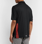 Adidas Golf - Colour-Block HEAT.RDY Mesh Golf Polo Shirt - Black