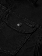 TOM FORD - Stretch-Cotton Moleskin Trucker Jacket - Black