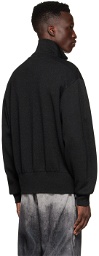 Xander Zhou Black Polyester Jacket