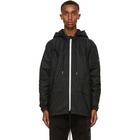 Alexander McQueen Black Drawstring Jacket