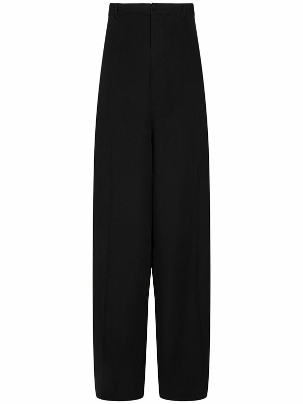 Photo: BALENCIAGA Large Fluid Poplin Cotton Pants