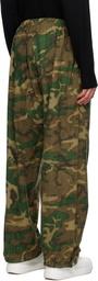 Givenchy Brown & Khaki Camo Trousers