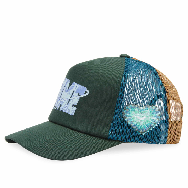 Photo: Dime Men's Cosmic Trucker Cap in Green 
