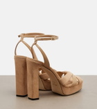 Jimmy Choo Kove suede platform sandals