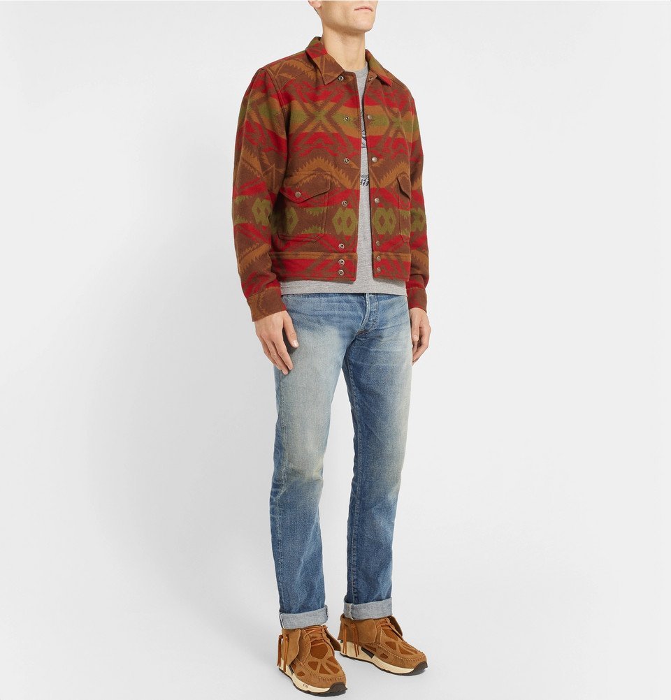 visvim - FBT Prime Runner Suede and Mesh Sneakers - Men - Light brown