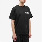 Uniform Experiment Men's Insane Monochrome Wide T-Shirt in Black Teddy