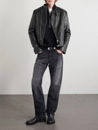 424 - HOORSENBUHS Race Leather Jacket - Black