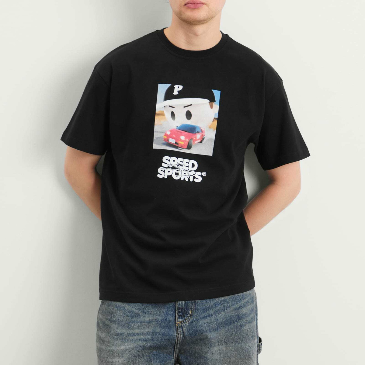 Pawa Speed Sports Men's Desert Drift T-Shirt in Black