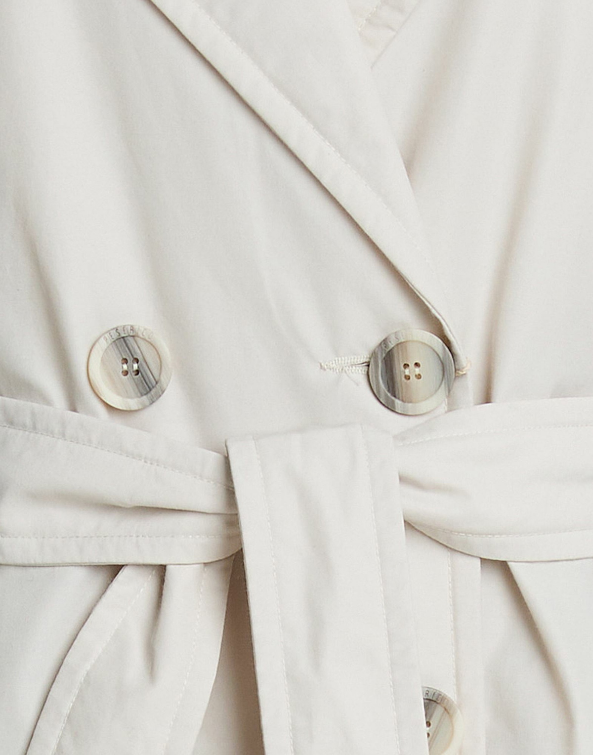 Peserico Womens Coat in Off white