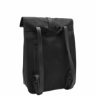 Rains Men's Rolltop Rucksack Mini in Black