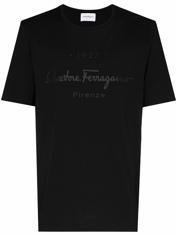 Photo: FERRAGAMO - Logo Cotton T-shirt