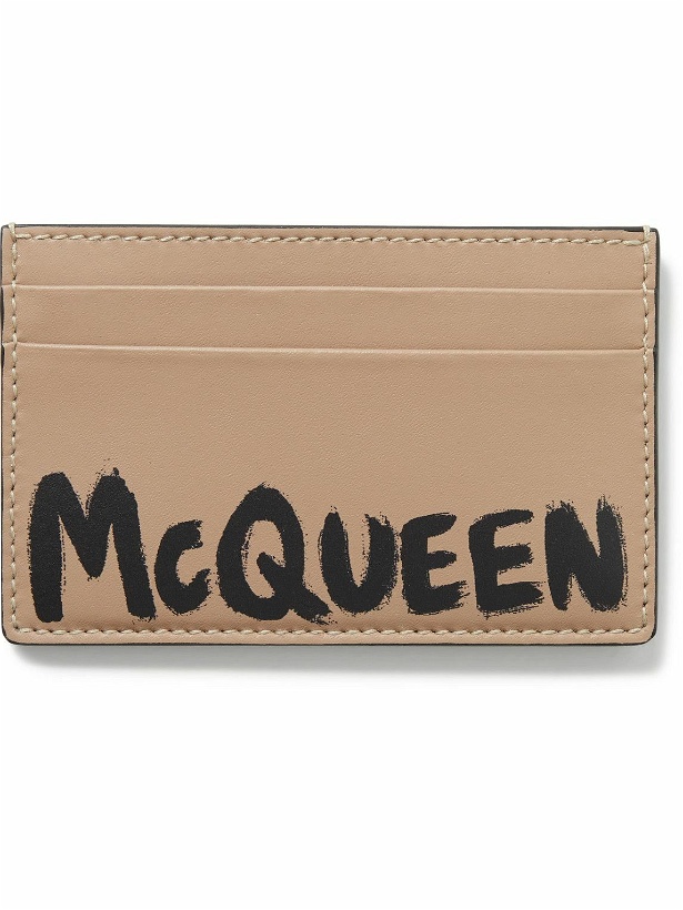 Photo: Alexander McQueen - Logo-Print Leather Cardholder