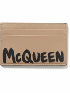 Alexander McQueen - Logo-Print Leather Cardholder