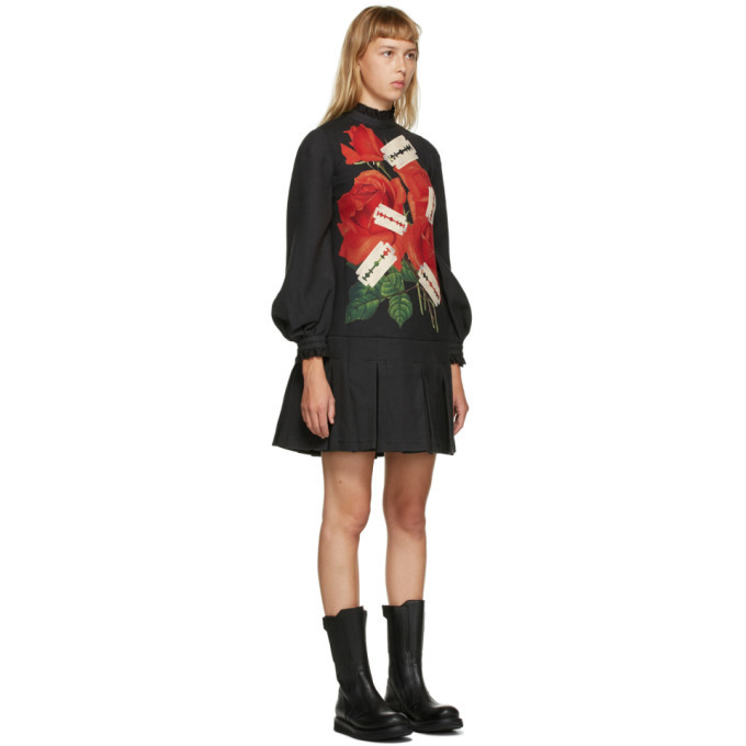 Undercover Razorblade Undercover Black Rose and Razor Blade Dress Undercover