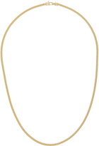 Tom Wood Gold Medium Curb Chain Necklace