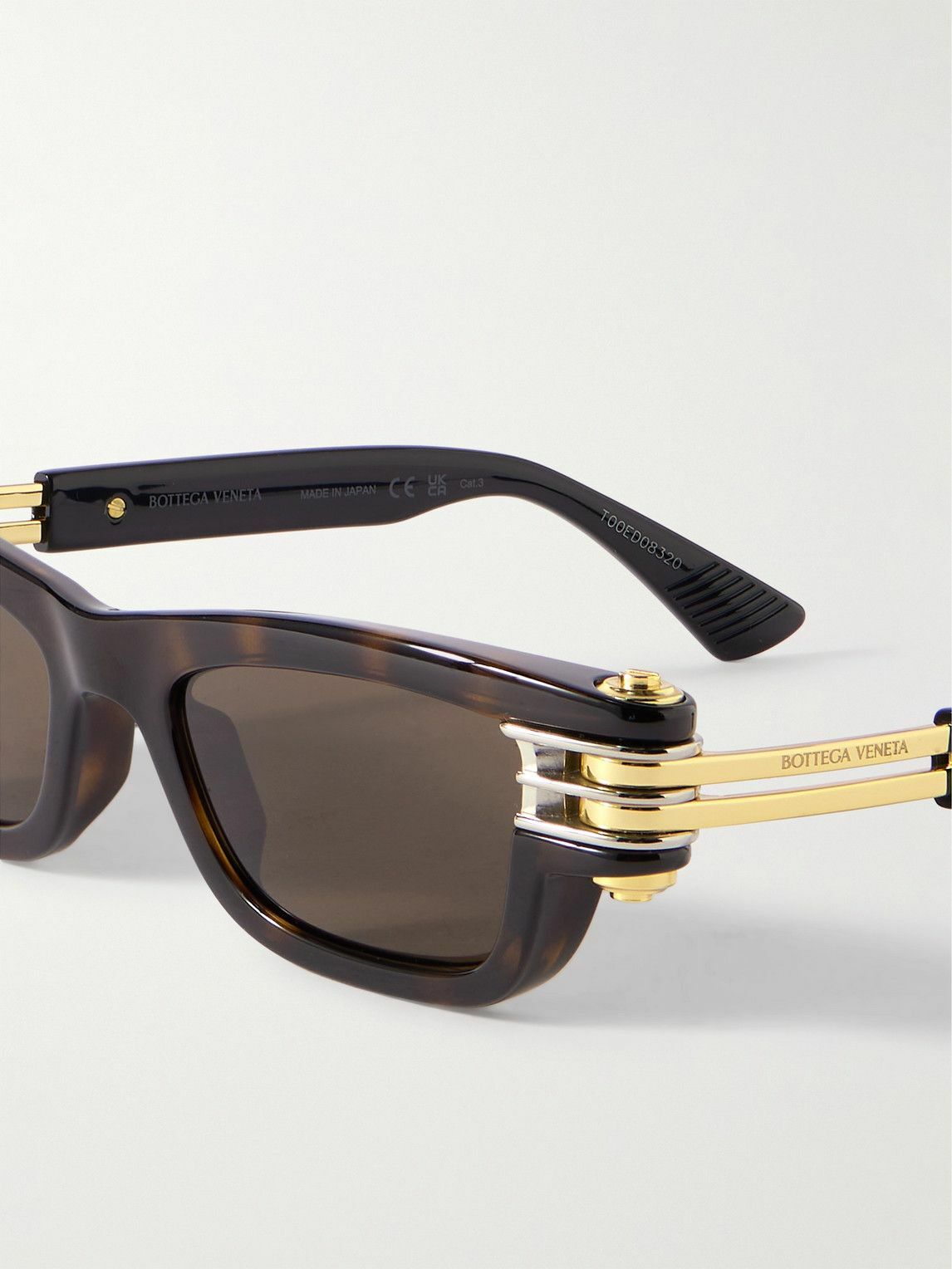Bottega Veneta - D-Frame Gold-Tone and Tortoiseshell Acetate  display picture 1