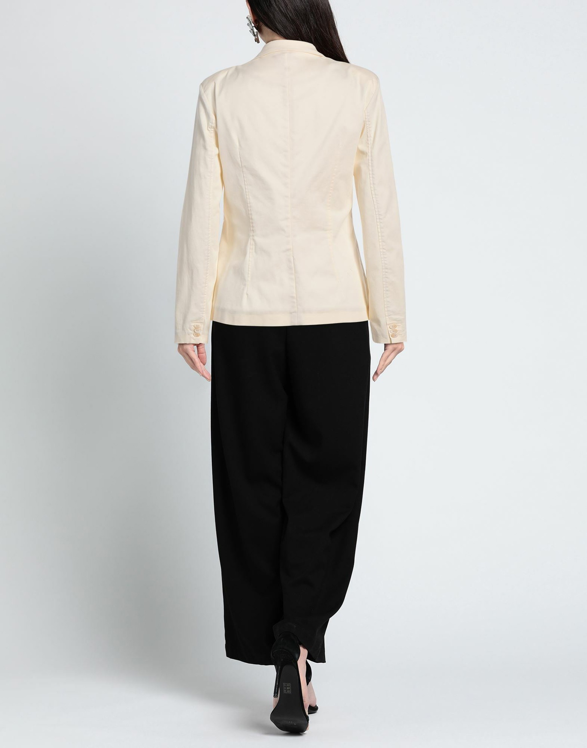 Alessia Santi Womens Blazer Cream