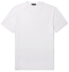 TOM FORD - Lyocell and Cotton-Blend Jersey T-Shirt - White