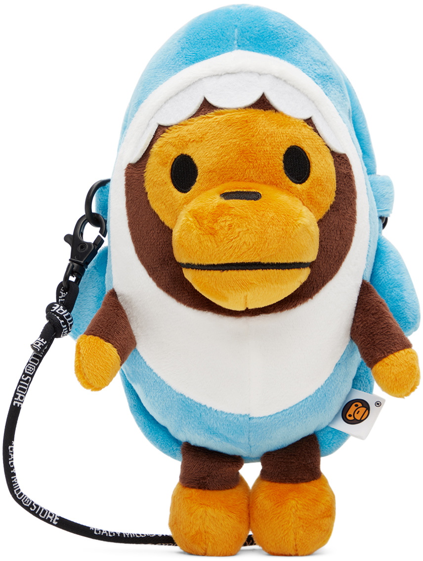 BAPE Kids Blue Baby Milo Plush Mobile Bag A Bathing Ape