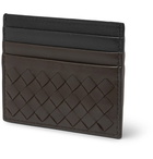 Bottega Veneta - Two-Tone Intrecciato Leather Cardholder - Men - Black