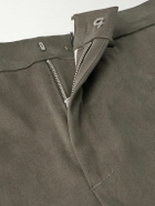Loro Piana - Jarno Austin Straight-Leg Stretch-Cotton Twill Trousers - Green