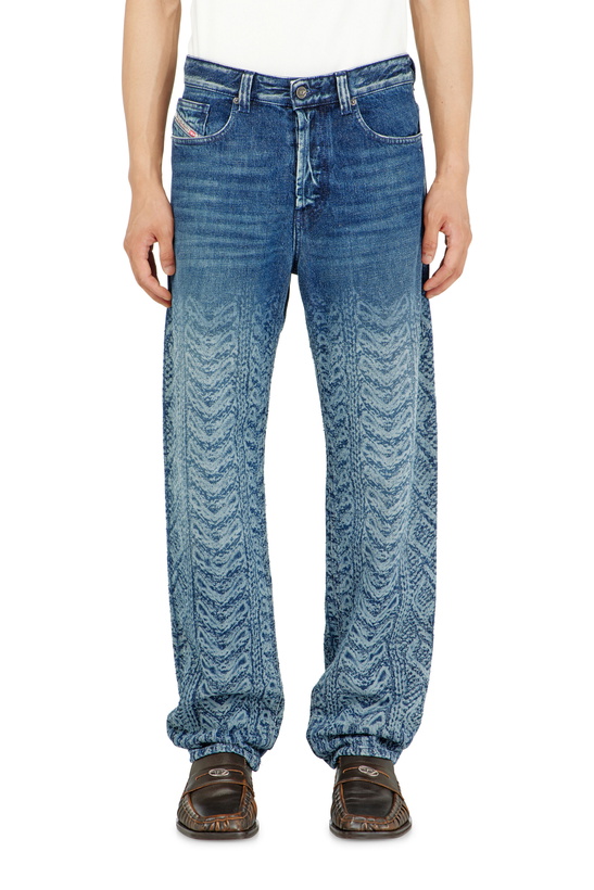 Photo: Diesel Regular Jeans Regular Waist 2024 D-Macs, Dark blue, Button fly