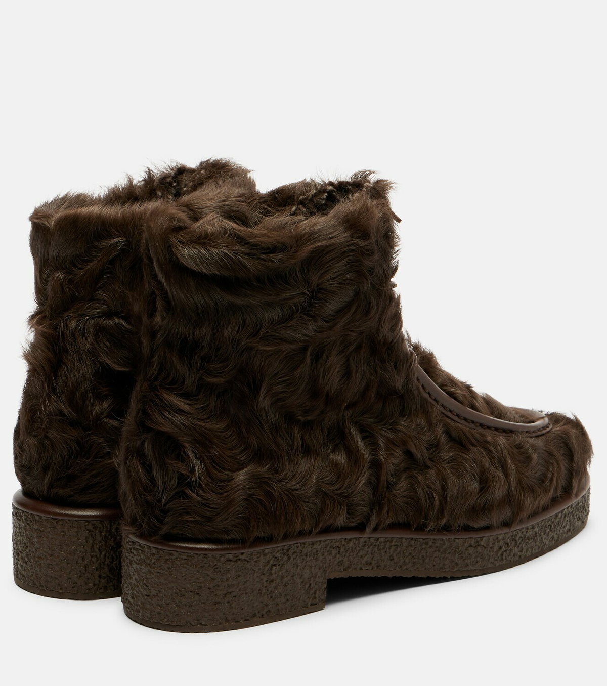 Aquazzura Frostie 20 shearling ankle boots