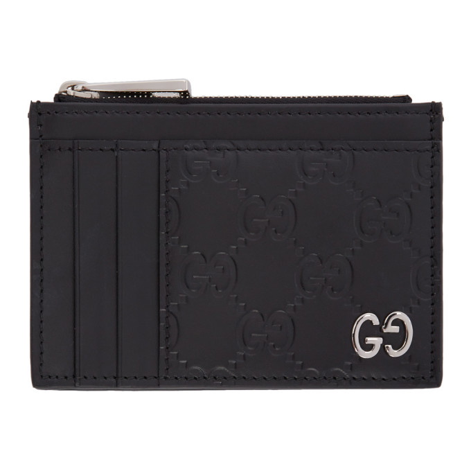 Photo: Gucci Black Gucci Signature Card Holder