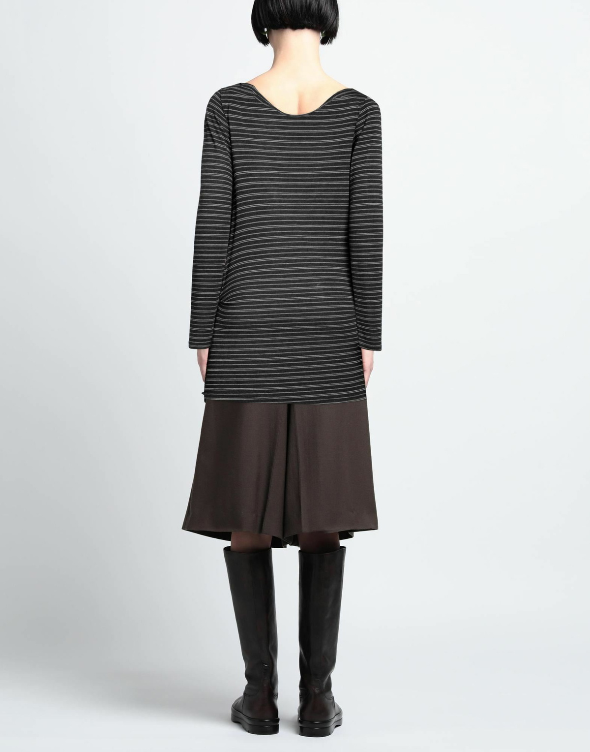 Manila Grace Womens T-shirt Charcoal