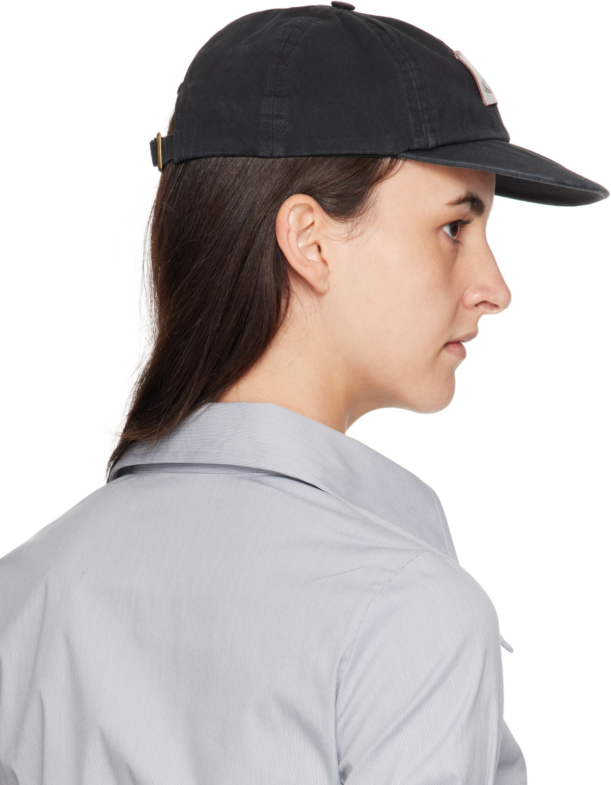Vivienne Westwood Black Cotton Twill Baseball Cap