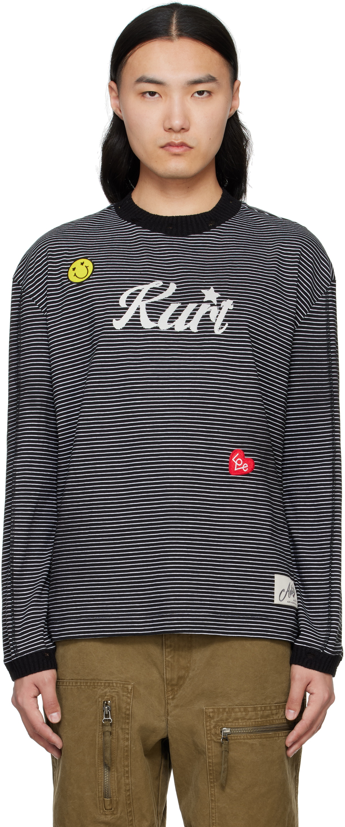 Andersson Bell Black Mardro Gradient T-Shirt Andersson Bell